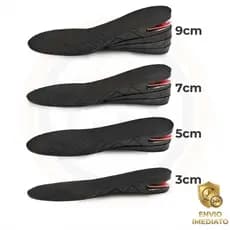 Palmilha Altura Eleva Até 9cm Conforto E Aumenta Altura Embalagem Discreta Air Max Mais Alto