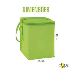 Bolsa Térmica TNT 8 Latas Bolsinha Lancheira Marmita Trabalho Passeio Termica