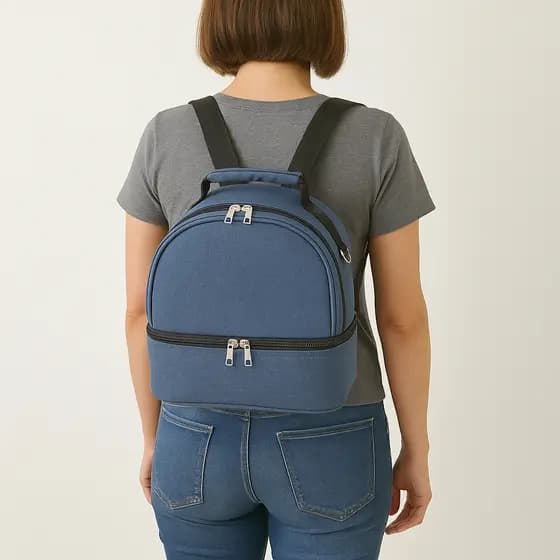 Bolsa Termica 7 Litros Mochila Térmica Mochilinha Marmita Dupla