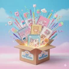 KIT PAPELARIA FOFO ITENS VARIADOS  - KIT PAPELARIA DIVERTIDA KAWAII KIT PAPELARIA STITCH