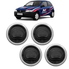 DIFUSOR AR CELTA 2000 ATÉ 2006 PRATA KIT 4 PEÇAS