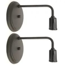 Kit com 2 Luminária de Parede - Lustre Industrial Clean Arandela Cabeceira Retro