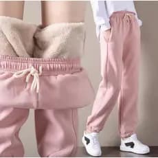 Calça Moletom Feminino Slim Peluciado Super Confortável 470g a 500g Para Frio e Inverno