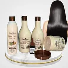 Kit Shampoo Capilar Mandioca Tratamento Para Cabelo-  Monte seu Kit (6 Produtos)