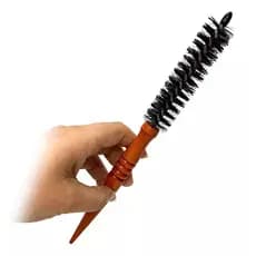 Escova Fina Para Raiz Do Cabelo Escova Modeladora Para Cabelo Curto Escova Para Alisar a Raiz