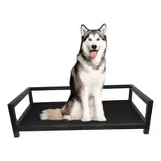 Cama Pet Para Cães e Gatos Caminha Grande 69x54 Suspensa Luxo Almofada Impermeável