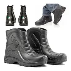 Bota De Chuva Motoqueiro Pantaneiro 100% Impermeavel