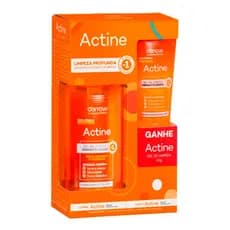Kit Darrow Actine Gel de Limpeza Facial 140g + Ganhe 40g Pele Oleosa Acneica Controle Oleosidade