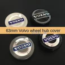 63mm Aplicável À Tampa Do Cubo De Roda Volvo S60 S90 XC40 XC60 V90 S40 S80L Logotipo Carro Centro De Pneus