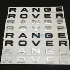 Aplicável Ao Logotipo Land ROVER Car , Aurora Versão Esportiva Administrativa , Cartas Em Inglês , RANGE Etiquetagem Frontal E Traseira