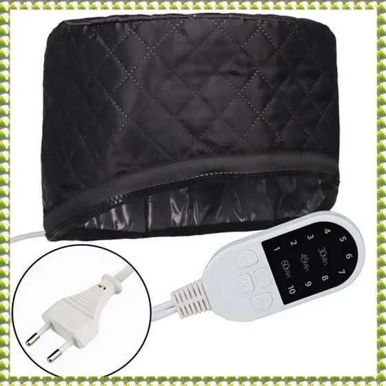 (Oflw) Touca De Cabelo Com 10 Níveis De Calor Portátil , Chapéu Térmico Elétrico , Elétrica , 3 Temporizadores Vapor Par