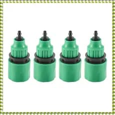 (Oflw) Tubo De Mangueira De Jardim Adaptador Unidirecional Conector De Torneira Encaixe Para Irrigação Pacote Com 4