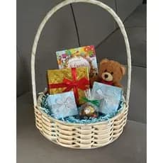 kit com 10 cestas de 20 cm madeira sintética para café da amanhã e lembranças decoração..