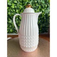 Garrafa Térmica Fofa Branca, elegante, para café, chá, luxo