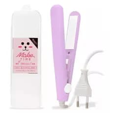 Mini Chapinha Prancha De Cabelo Portátil Com Case Transporte Bivolt Estojo 110