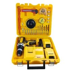 Parafusadeira Furadeira de Impacto 21V Brushless com 2 Baterias Bivolt Kit Completo com Maleta Acessórios