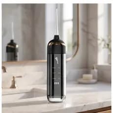 Irrigador Oral Portátil USB Recarregável IPX7 6 Modos 180ml Com 8 Bicos