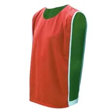 Colete Esportivo Dupla Face TRB Vermelho e Verde