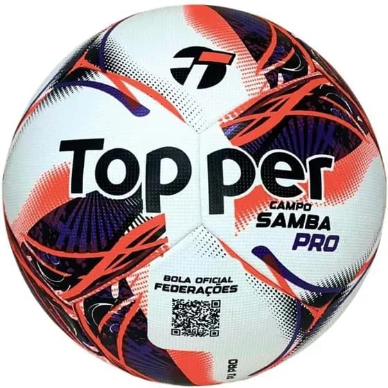 Bola Futebol de Campo Topper Samba Professional