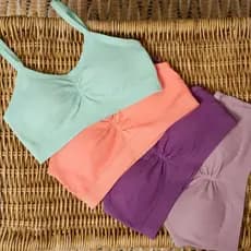 Kit 2 Top Teen Juvenil Menina Moça Zee Rucci Sem Costura com Bojo Removivel