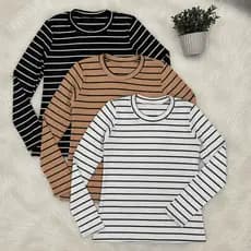 Blusa Listrada Infantil e Juvenil Menina Regata Listrada Casual Moda Verão
