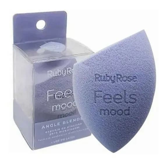 ESPONJA DE MAQUIAGEM FEELS MOOD ANGLE BLENDER HB-S02 RUBY ROSE