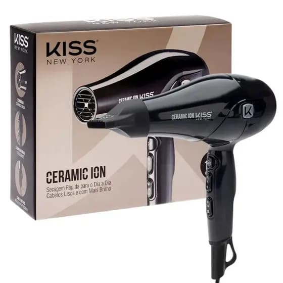 Secador Kiss New York Ceramic Ion 1900w 220v Bdp05br