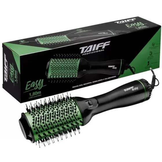 ESCOVA OVAL SECADORA TAIFF EASY VERDE 1200W 127V