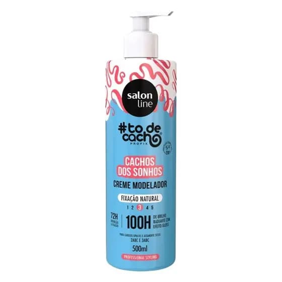 Creme Modelador Salon Line #todecacho Cachos dos Sonhos Fixação Natural 500ml
