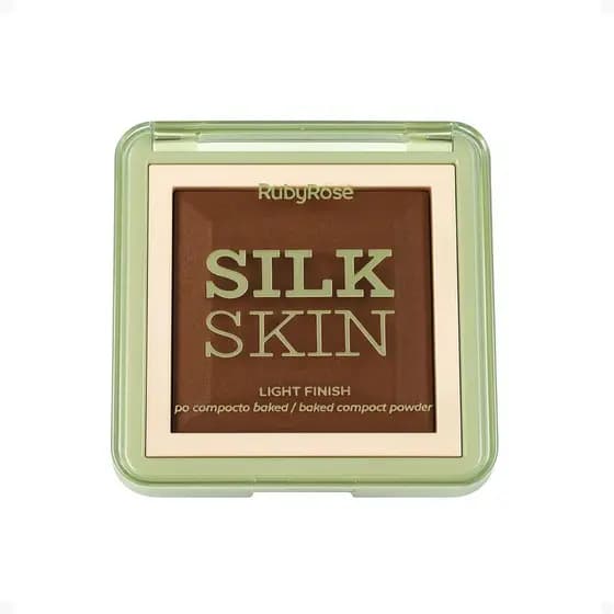 Pó Compacto Ruby Rose Silk Skin Light Finish PC100 HB-M403-10