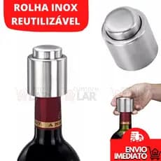 Tampa Pressão Rolha Garrafa Vinho Champagne Bebidas Inox Metal