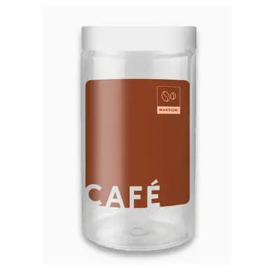 Porta Mantimentos Pote De Café Com Tampa - 1.8L