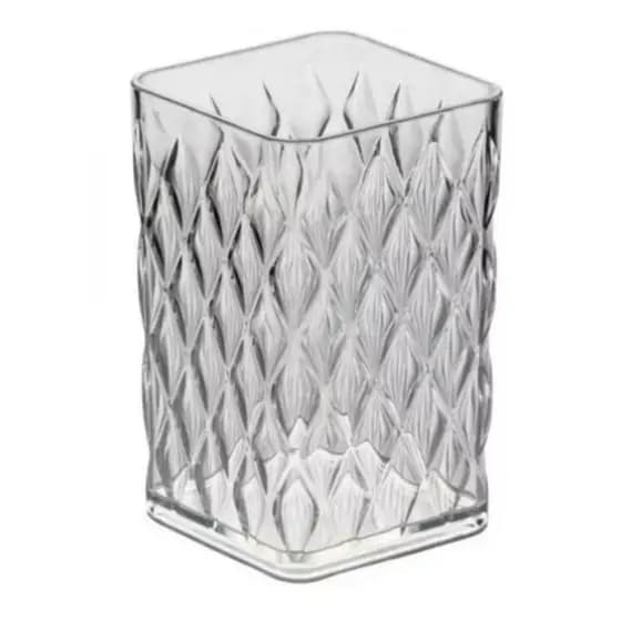 Porta Escova Dente Creme Dental Copo Luxo Lavabo Banheiro - Plasutil