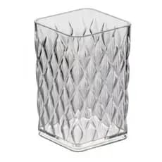 Porta Escova Dente Creme Dental Copo Luxo Lavabo Banheiro - Plasutil