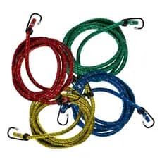 Kit 4 unidades Corda Elástica 1,50 Metros x 8mm com Gancho Fertak