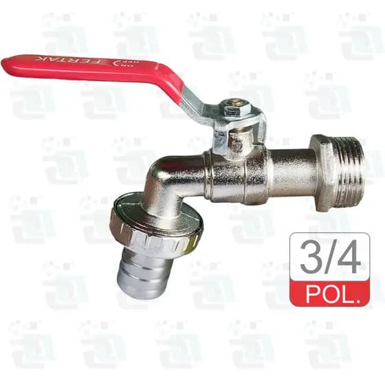 Torneira Esfera Jardim Quintal Tanque 3/4 Polegadas Volta 1/4 Fertak 7006