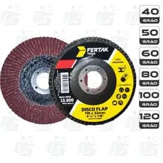 Disco Flap Lixadeira Esmerilhadeira 4.1/2 Lixa Para Madeira Ferro Grãos Diversos Unidade