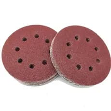 Kit 10 unidades Disco Lixa com Velcro 125mm Com Furo Roto Orbital Lixadeira Ferro Madeira Massa Metal