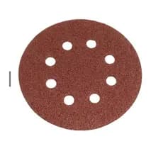 Disco Lixa Velcro Kit 10 unidades 115mm Com Furo Roto Orbital Lixadeira Ferro Madeira Massa Metal