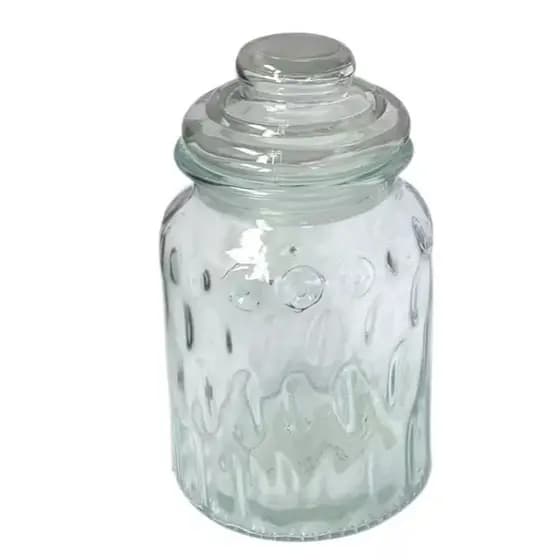 Pote De Vidro Porta Mantimento Café Açúcar Bala Tampa Hermética 1500 Ml