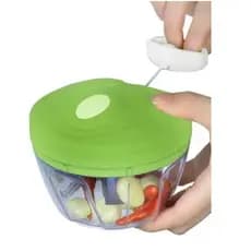 Mini Processador E Triturador De Alimentos Manual 2 Laminas 200ML1UNI COR ALEATORIA