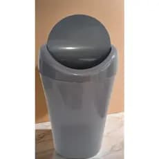 Lixeira Basculante de Plástico Resistente 12L Banheiro