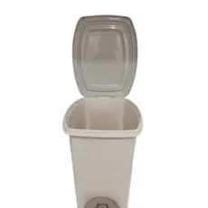 Lixeira 15 Litros com Pedal – Cesto Reforçado Multiuso | Para Banheiro, Cozinha e Decoração