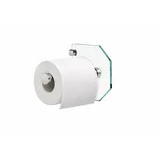 suporte para papel  higienico em vidro 6mm com prolongador. .