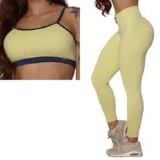 Conjunto Legging Travel Empina + Top Beehive Lima Moving