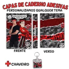 🔥 Capas  Adesivas de Caderno Personalizadas | Envio Rápido + Brinde