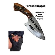 Faca Campeira Personalizada Com nome, Imagem e Logomarca