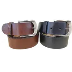 Kit 2 Cinto Masculino Couro Bovino Legitimo Casual 4cm Larg.