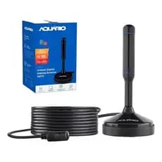 Antena Digital Interna Aquário DTV-150 HDTV UHF VHF 5 Metros Alta Recepção
