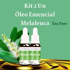 Kit 2 Un Óleo Essencial de Melaleuca 100% Puro 15ml doctor-g